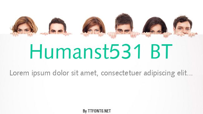 Humanst531 BT example